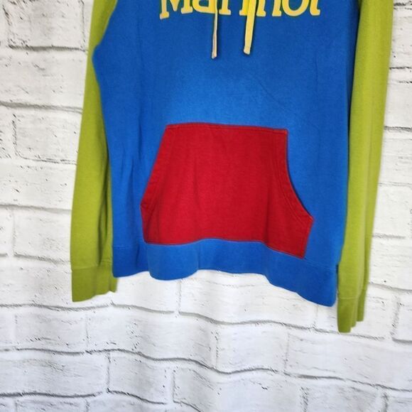 Marmot Medium hoodie sweatshirt colorblock sweatshirt - Picture 8 of 9